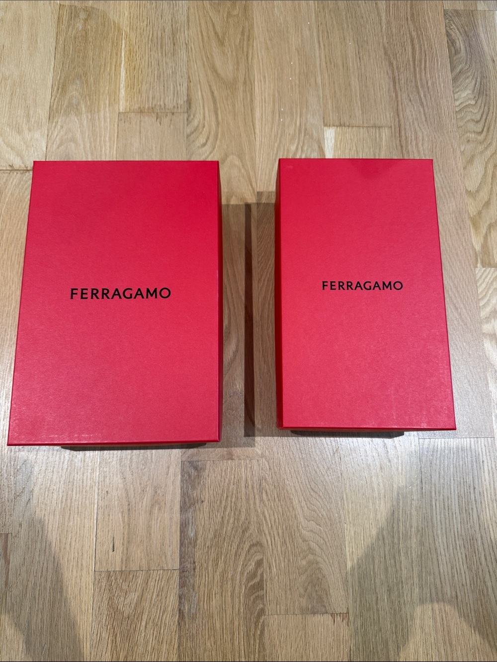 Ferragamo Red Shoe boxes!
